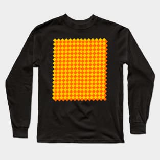 Beautiful yellow  squares Long Sleeve T-Shirt